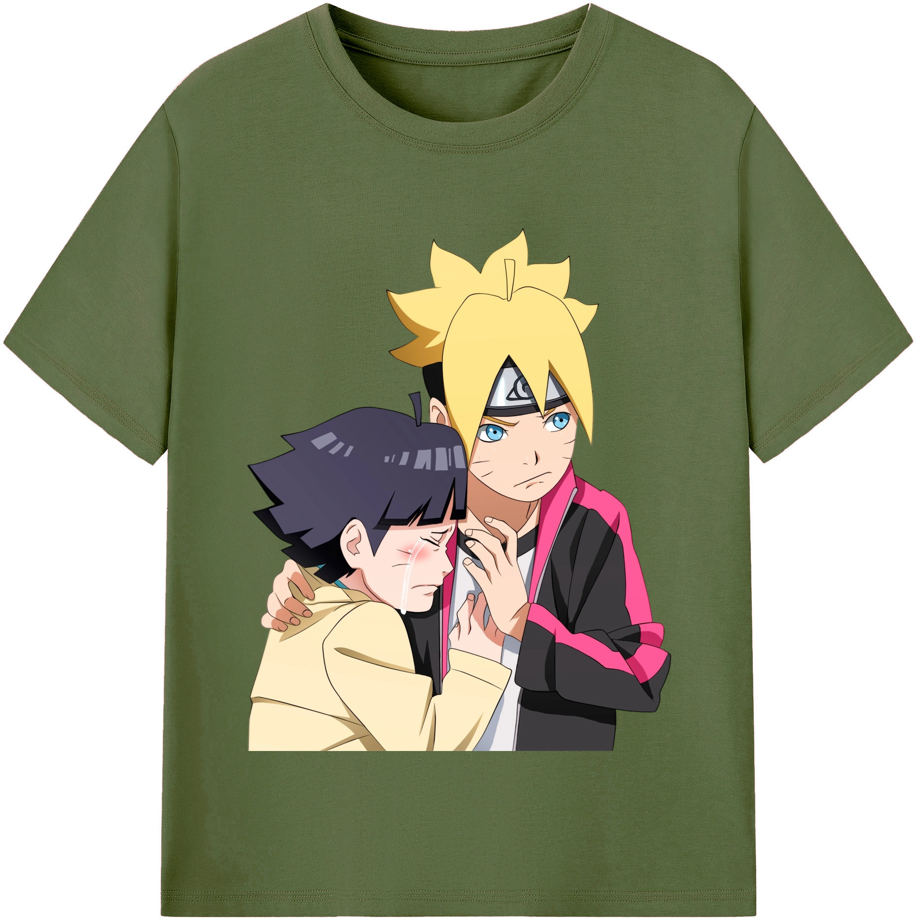 （画像用） NARUTO -ナルト- うずまき ボルト Uzumaki Boruto 綿100％半袖Tシャツ（フロントプリント）
